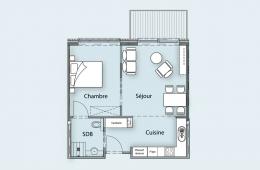 Plan standard 1 chambre (2018)